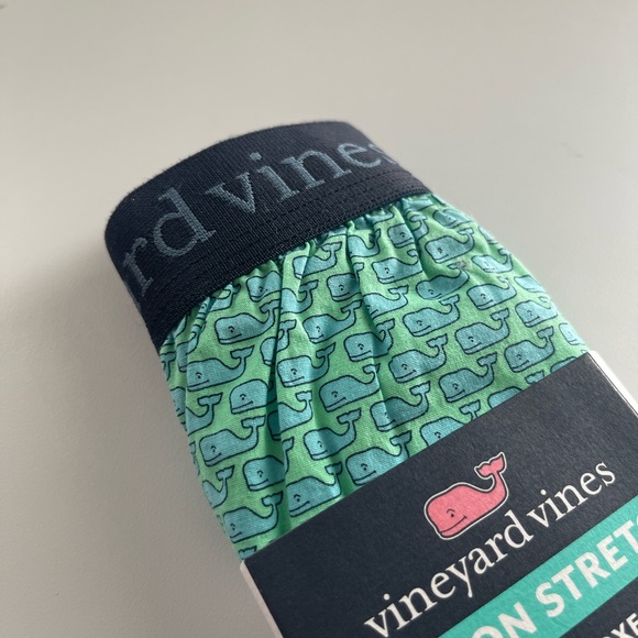Vineyard Vines Mens Stretch Cotton Boxers Whale Print Underwear 5” inseam - Picture 3 of 7